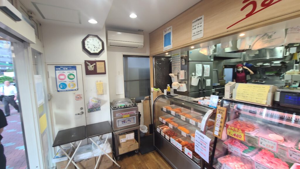 豊洲の精肉店の写真